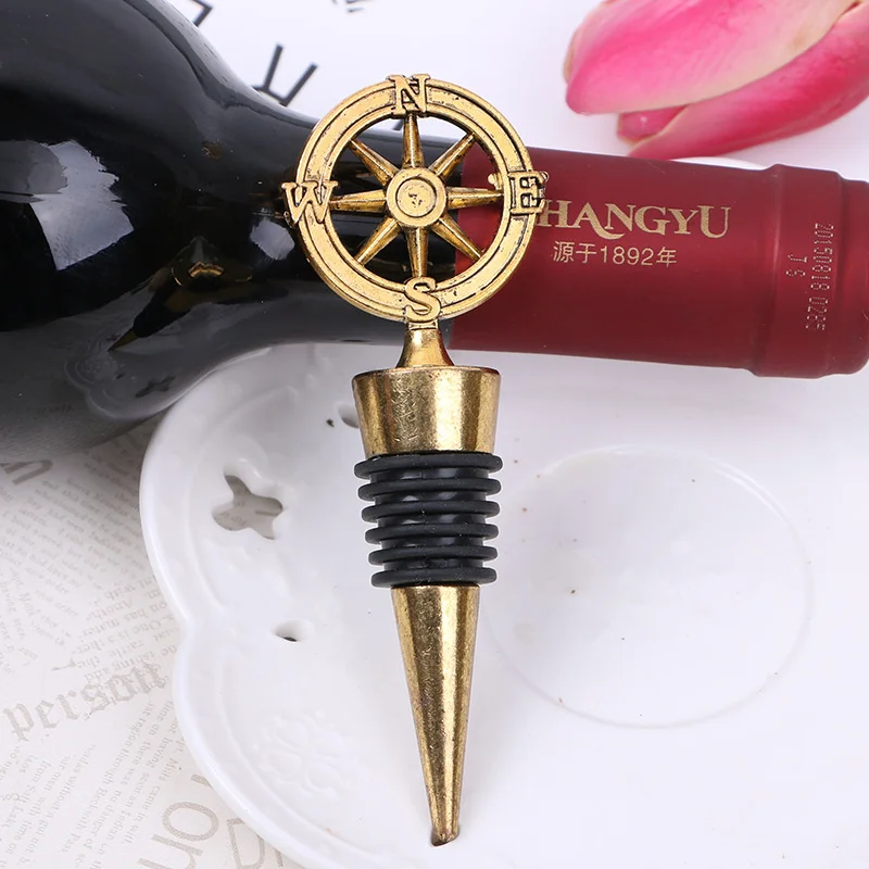 20pcs New Boat Rudder Creative Antique Wine Stopper Wine Bottle Stopper Gift Valentine's Day Gift