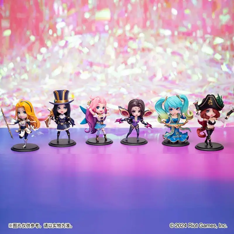 

Bandai Gals Pop League Of Legends Q-Version Series Blind Box Missfortune Kaitlyn Cute Doll Surprise Gift Trendy Toy Figurine