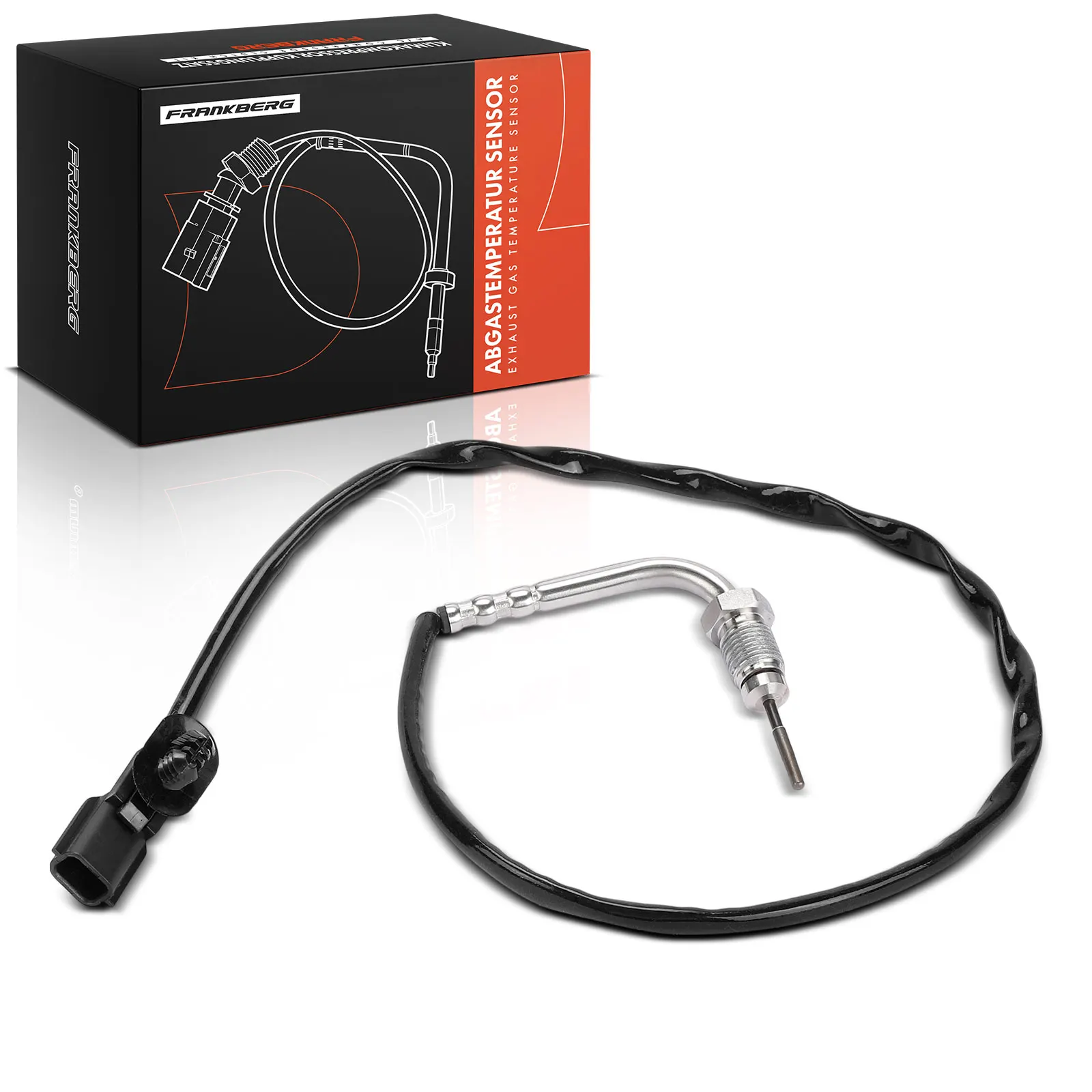 Frankberg 1x Uitlaattemperatuursensor voor Dacia Duster Opel Vivaro B Box Renault Clio IV 93456233 4407956 226401704R