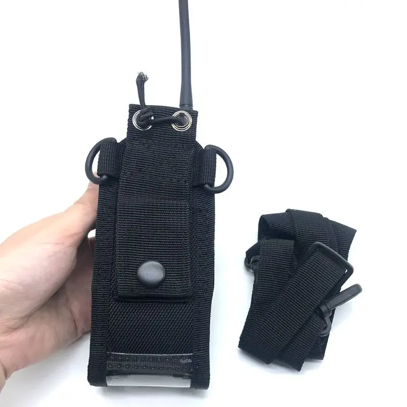 Baofeng UV-9R Plus Two Way Radio Nylon Pouch Bag Chest Pocket A58 9700 GT-3WP Walkie Talkie Harness Vest Bag Holder Carry Case