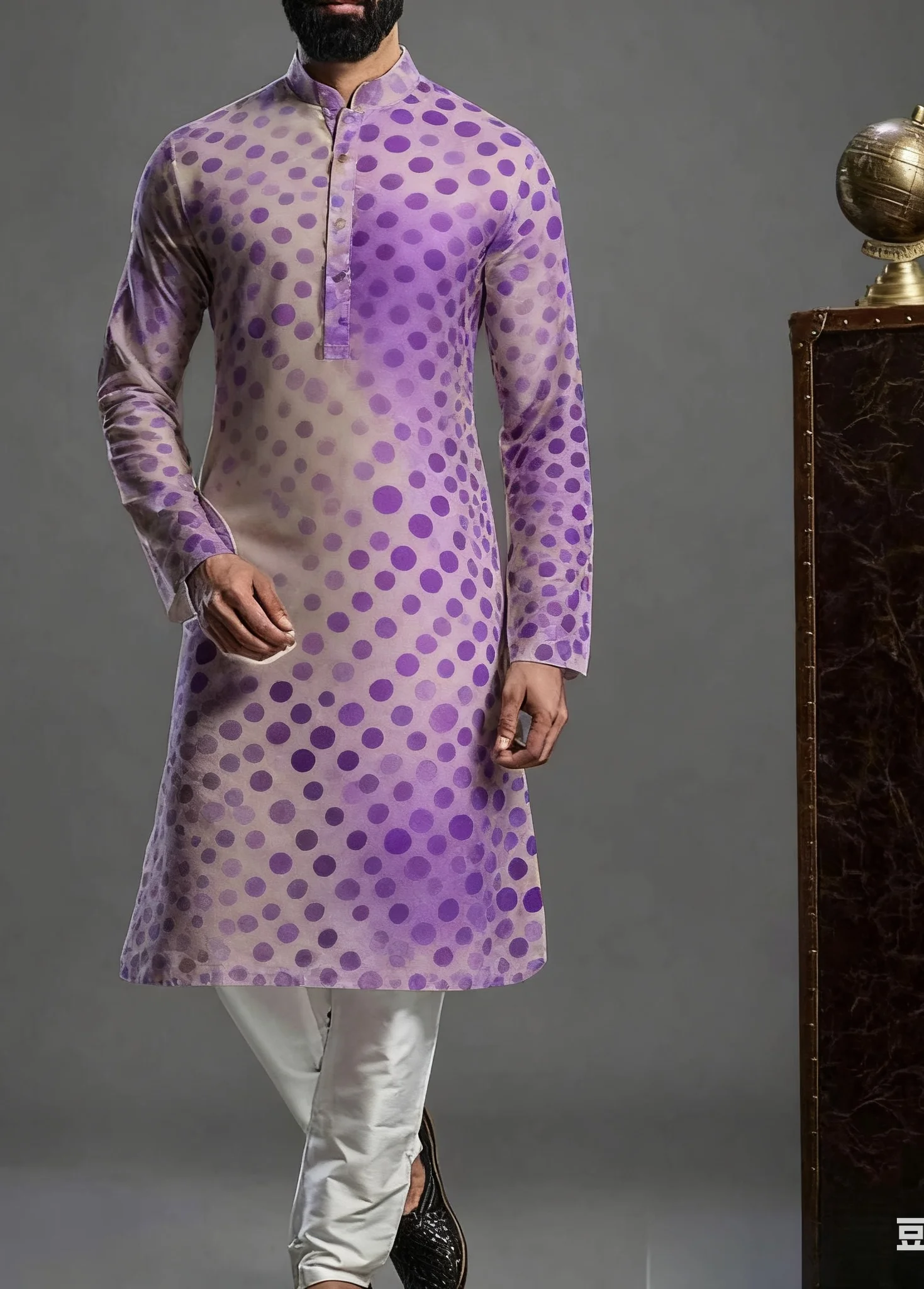 Modelli stampati digitali da uomo con varie moda kurtaasuha, vestibilità casual, vestaglia regolare adatta a tutte le occasioni2026.