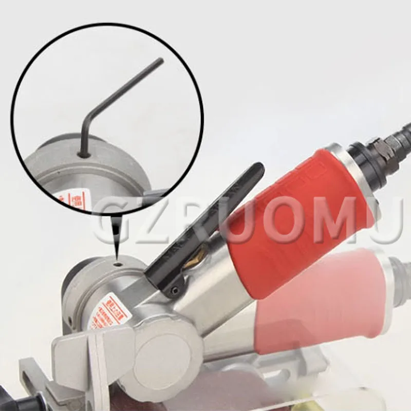 Mini Pneumatic Air Belt Sander 60x260MM Multifunction Metal Drawing Polishing Tool For Stainless Steel Woodworking