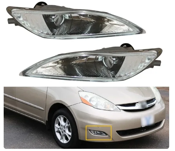 

1pcs For Toyota 2006-2010 Sienna Headlight Fog Light 81220AE020 81210AE020
