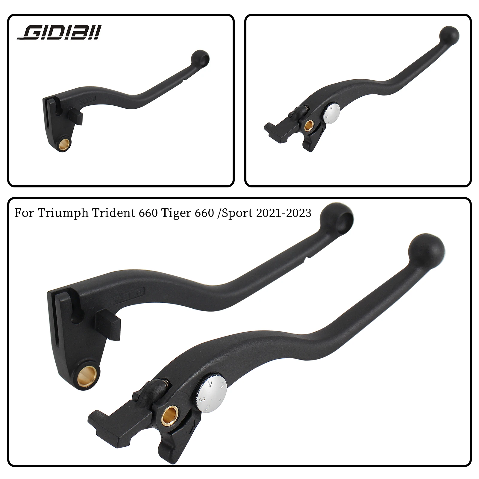 

Motorcycle Brake Clutch Lever For Triumph Trident 660 Tiger 660 /Sport 2021-2023 Aluminum Black