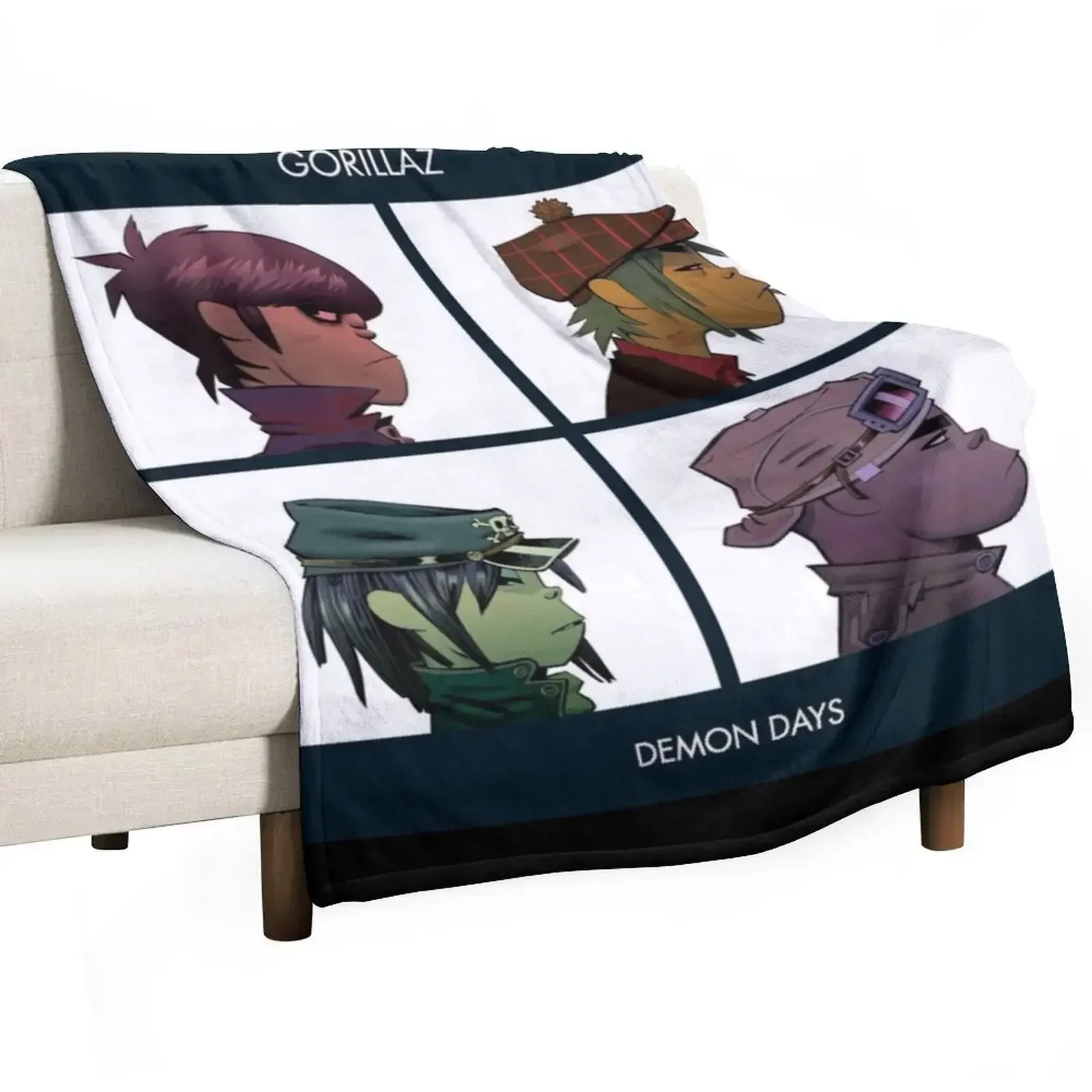 Copy of A road to somewhere vermint gorillaz ,gorillaz gorillaz gorillaz Throw Blanket Decoratives Soft Big Polar Blankets