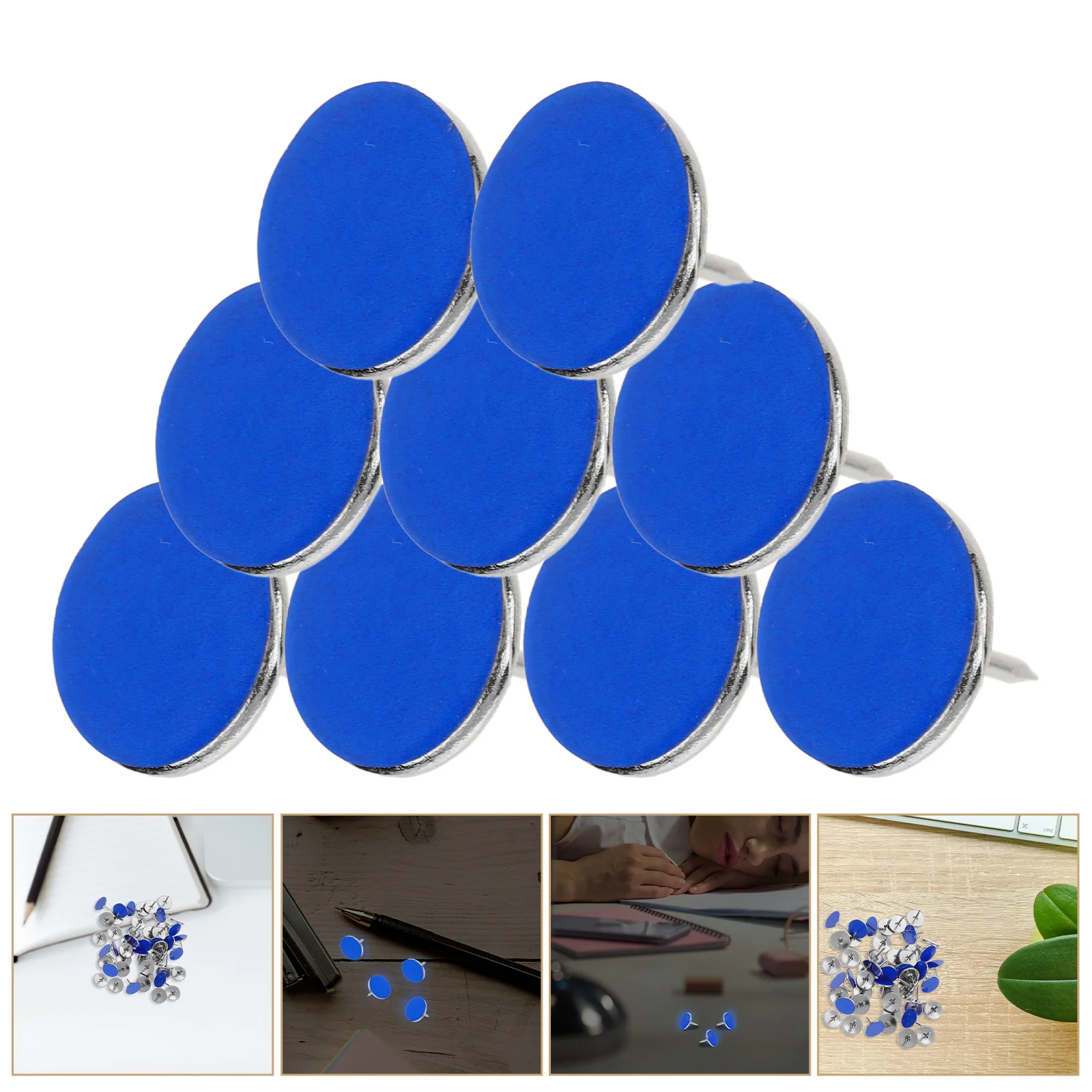 50 Pcs Reflective Pushpin Accessories Reflector Tacks for Tree Stand Nylon Hunting Trail Markers Signs