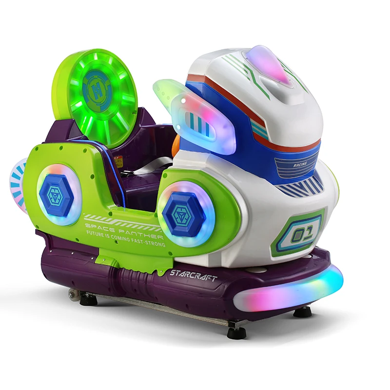 Kids Coin Operated Game Kiddie Ride Space Theme Shopping Mall Amusement Equipment Rocking Machine for Childrenpromote sales