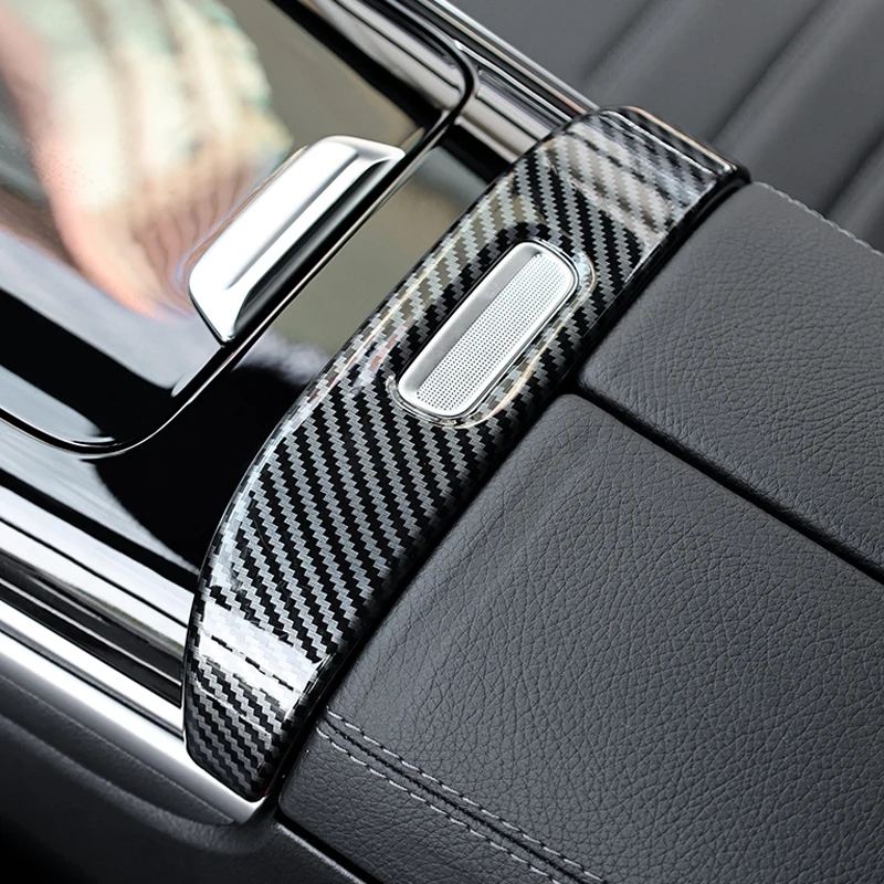 ABS Car Accessories Center Console Armrest Box Button Switch Cover Trim For Mercedes-Benz C-Class W206 C180 C200 C300 2021 2022+