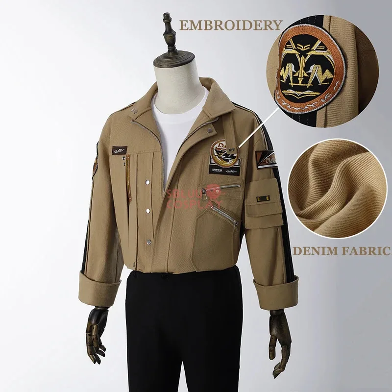 zizi 2025 SBluuCosplay Cosplay Love and Deepspace Costume R Quality Daily Supersonic Speed Jacket Xia Yizhou Caleb Wig