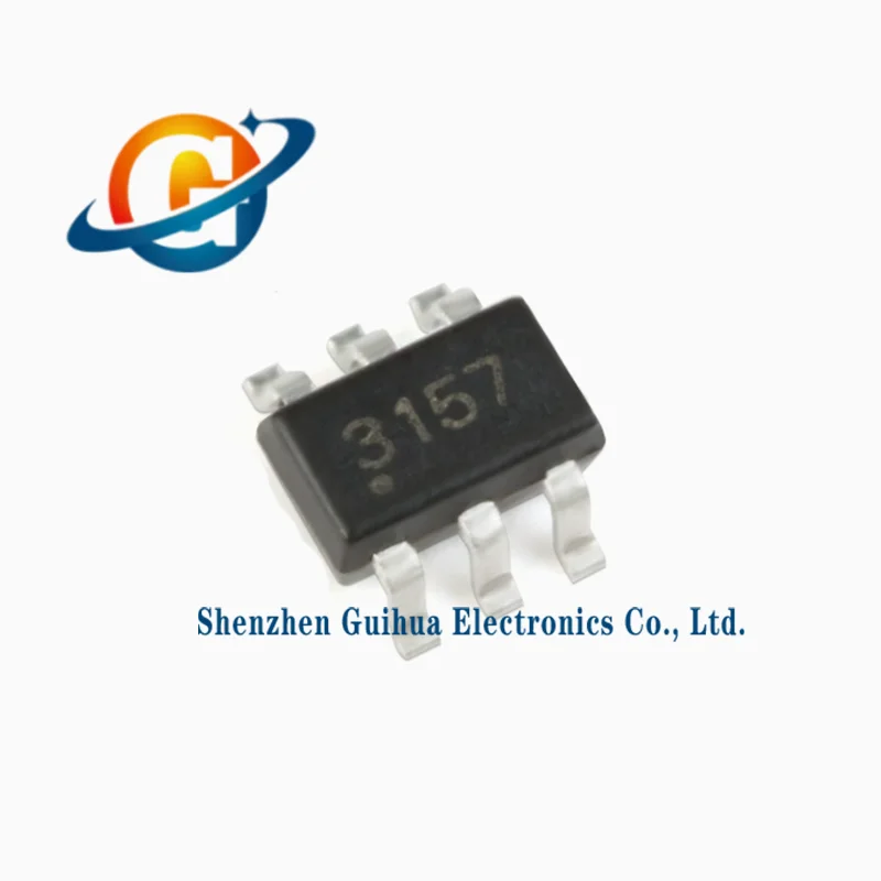 20pcs of brand new original SGM3157YC6/TR SC-70-6 single pole double throw analog signal switch chip