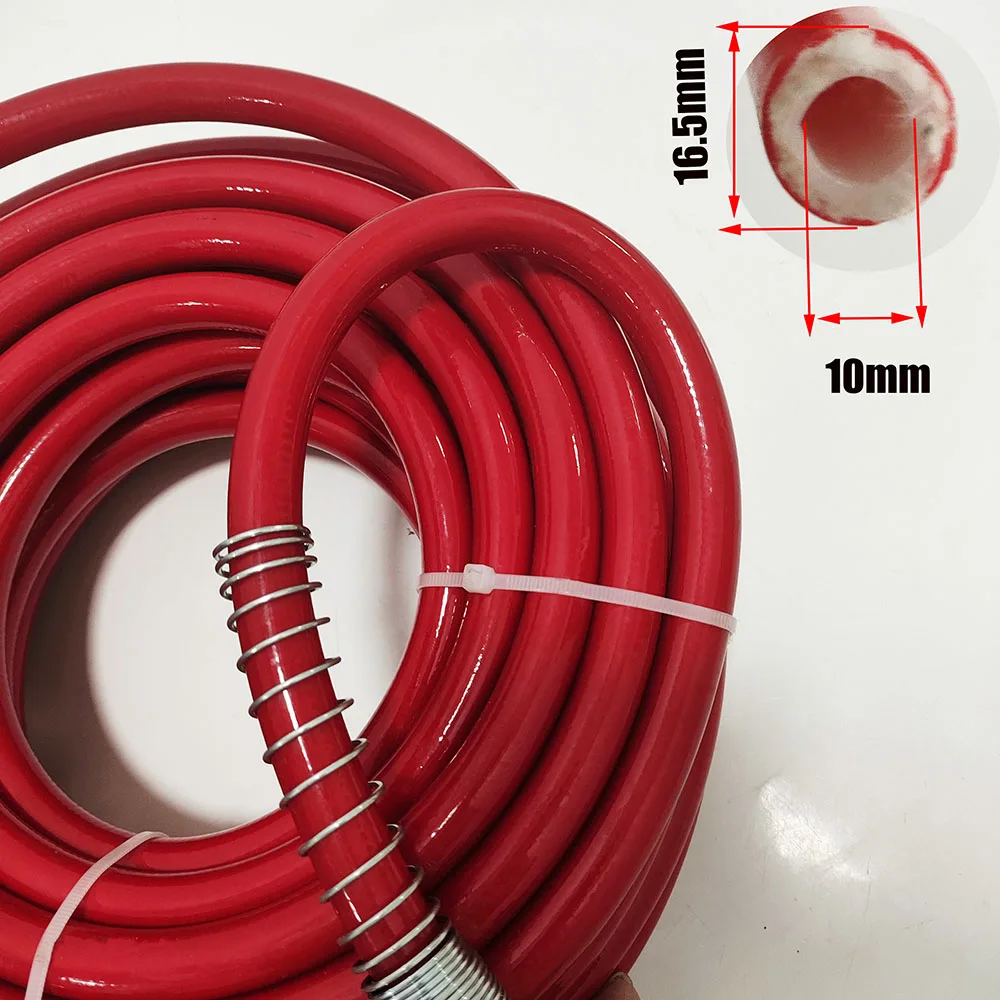 Multi Purpose New Fiber Ultra Flexible Spraying Machine Tube 0.5m~40m 3/8 Inch Airless Spraying Hose 5075PSI