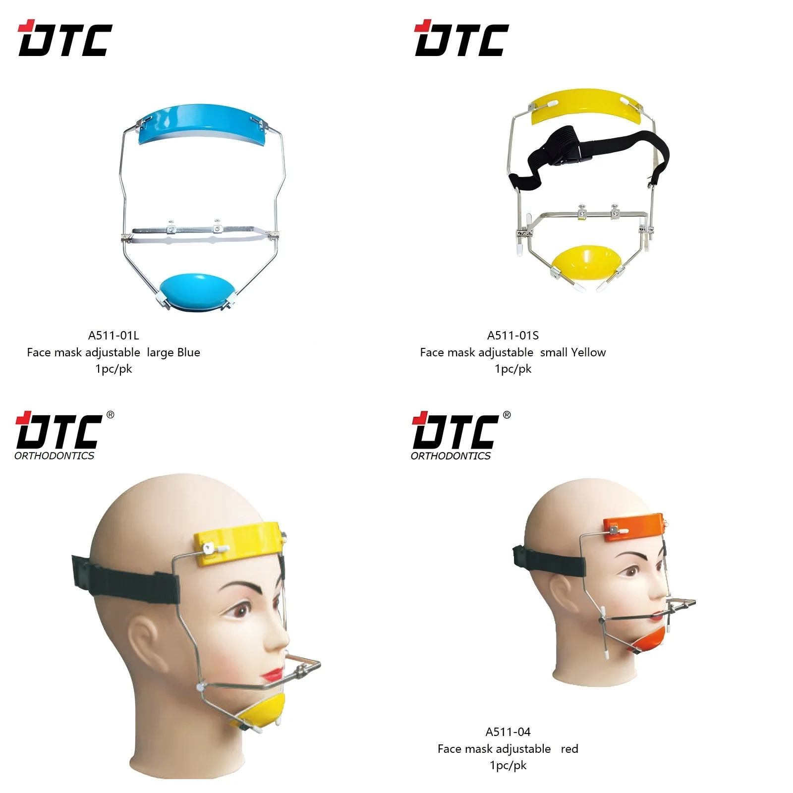 High Quality Orthodontic Mask, Adjustable Mask, Reverse Tension Headgear