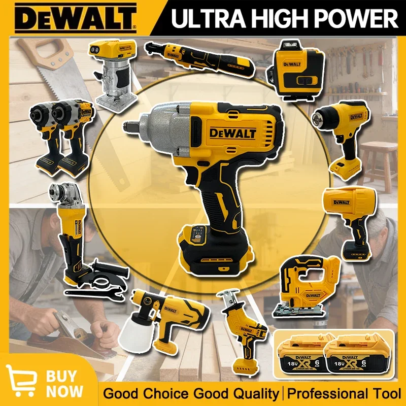 

Бесщеточный электрический гайковерт Dewalt DCF892, многофункциональный электроинструмент, беспроводная угловая шлифовальная машина, резак, полировщик, воздушный насос, термофен