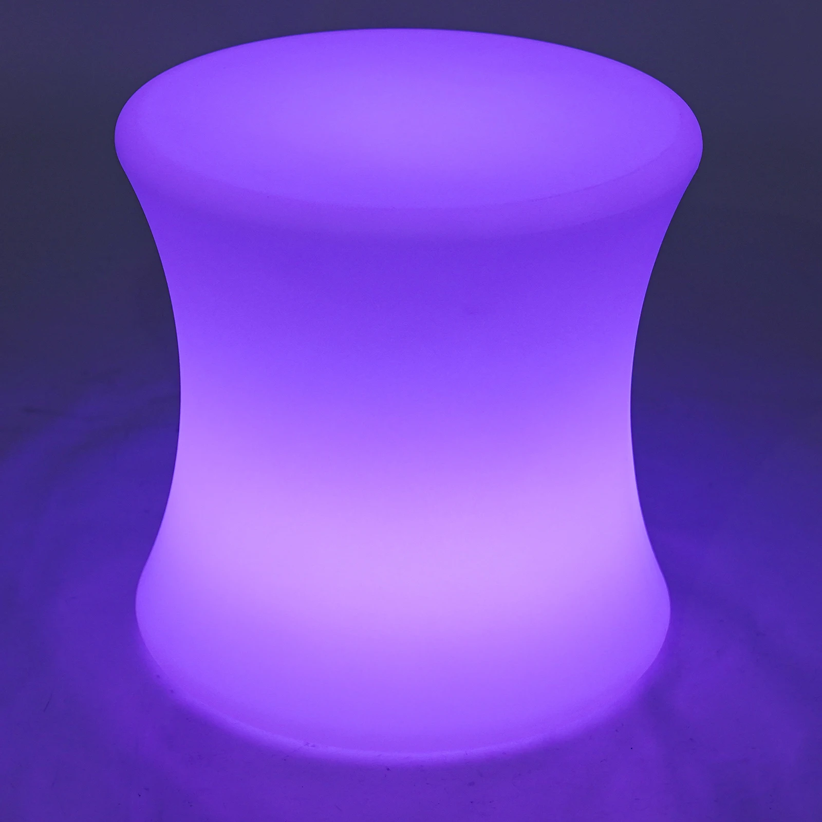 Taburete con forma de tambor RGB con luz LED, con Control remoto, IP54, resistente al agua, atmósfera RGB, taburete ligero de 40x40cm