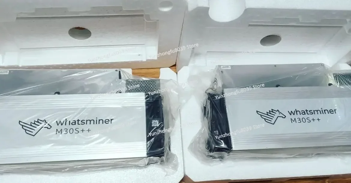 Whatsminer M30S++ 104t 106t 108t MicroBT Bitcoin Crypto Miner SHA256 Algorithm BTC Asic Mining Machine