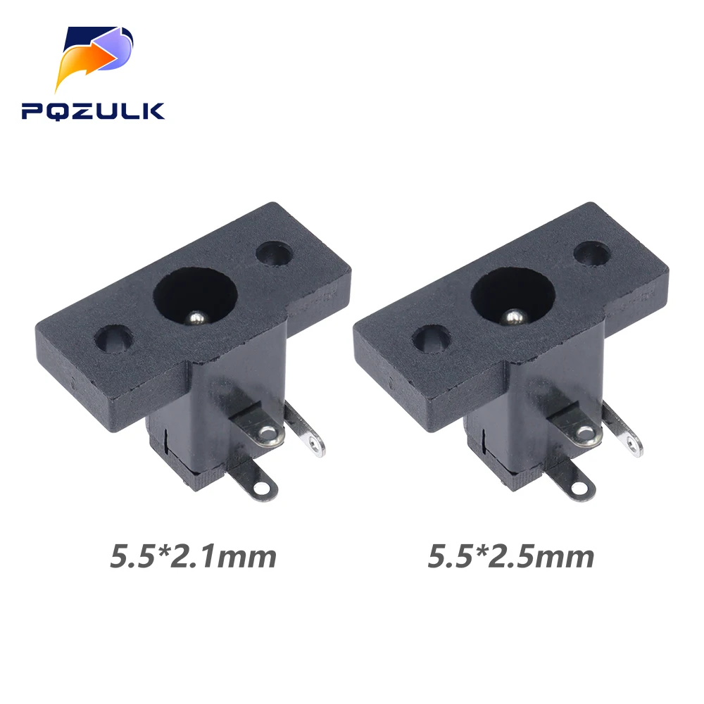 10PCS 5.5*2.5mm / 5.5*2.1mm DIP DC Power jack Tablet Notebook Charging Switch Connector with Screw Hole