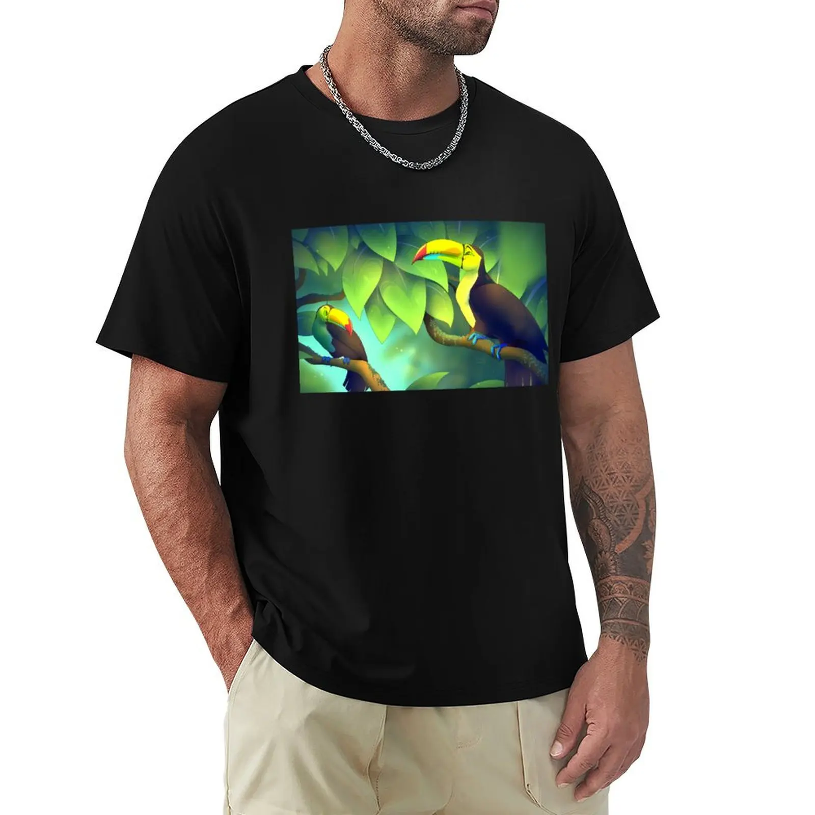 

Toucan Party T-Shirt blanks shirts graphic oversized graphic tee men t shirts high quality