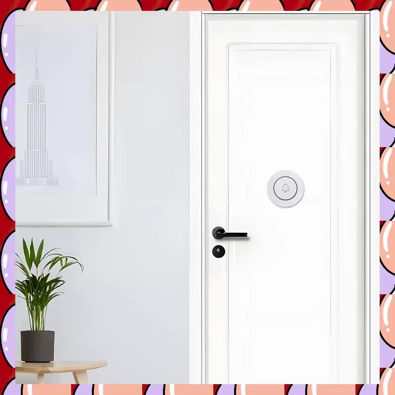 A72Z M6 Doorbell Outdoor Button Wireless Doorbell Smart Wifi Doorbell Home Alarm Smart Doorbell Wireless 433 Doorbell