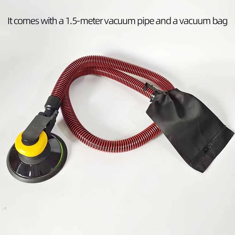 Ponceuse orbitale pneumatique, rectifieuse, outils de ponçage et de cirage pour mur de voiture, métal, 6 ", meuleuse à air, polissage excentrique sous vide