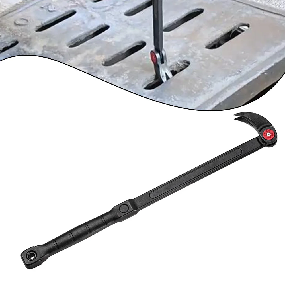 Adjustable Pry Bar 18in Adjustable Indexable Pry Bar 180° Rotation Multifunctional For Carpentry Furniture Assembly Car Repair