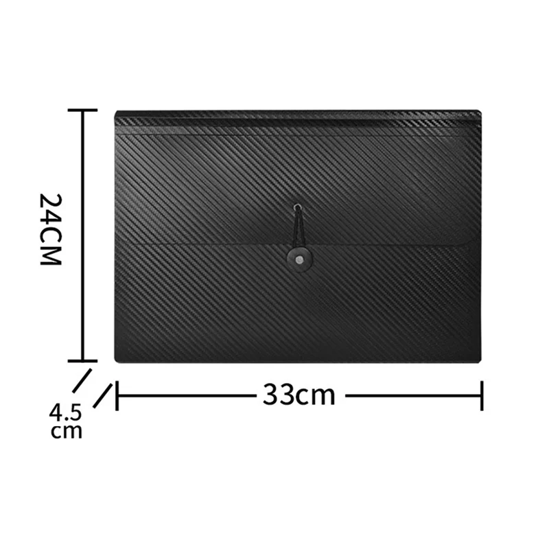 SB-13 مجلد توسيع الجيب مجلد الأكورديون مع إغلاق مشبك مرن ، منظم الملفات الورقية A4 لمكتب المدرسة ، 2 قطعة Durab