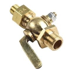 Vintage Motorcycle Fuel Gas Oil Faucet Replacement Brass Petcock 1/8