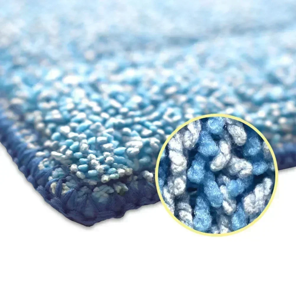 2PCS Microfiber Replacement Mop Pads SUit For Washable Dry/wet Pads Home Cleaning Accessories