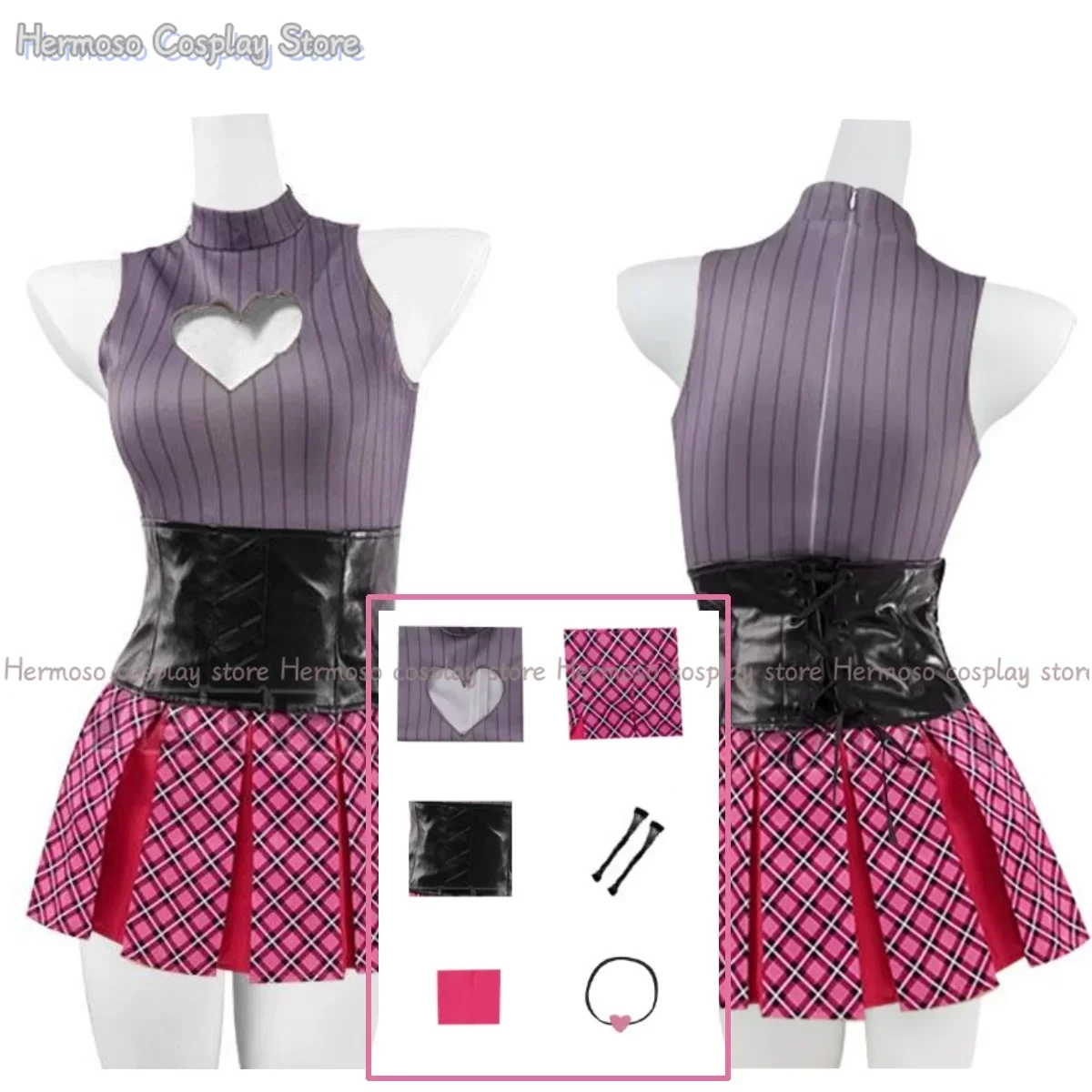 

Nagomi Ikora 753 Witch Cosplay Costume Casual Daily Suit 2.5 Dimensional Lilysa Seduction Anime Full Set Women Halloween Cosplay