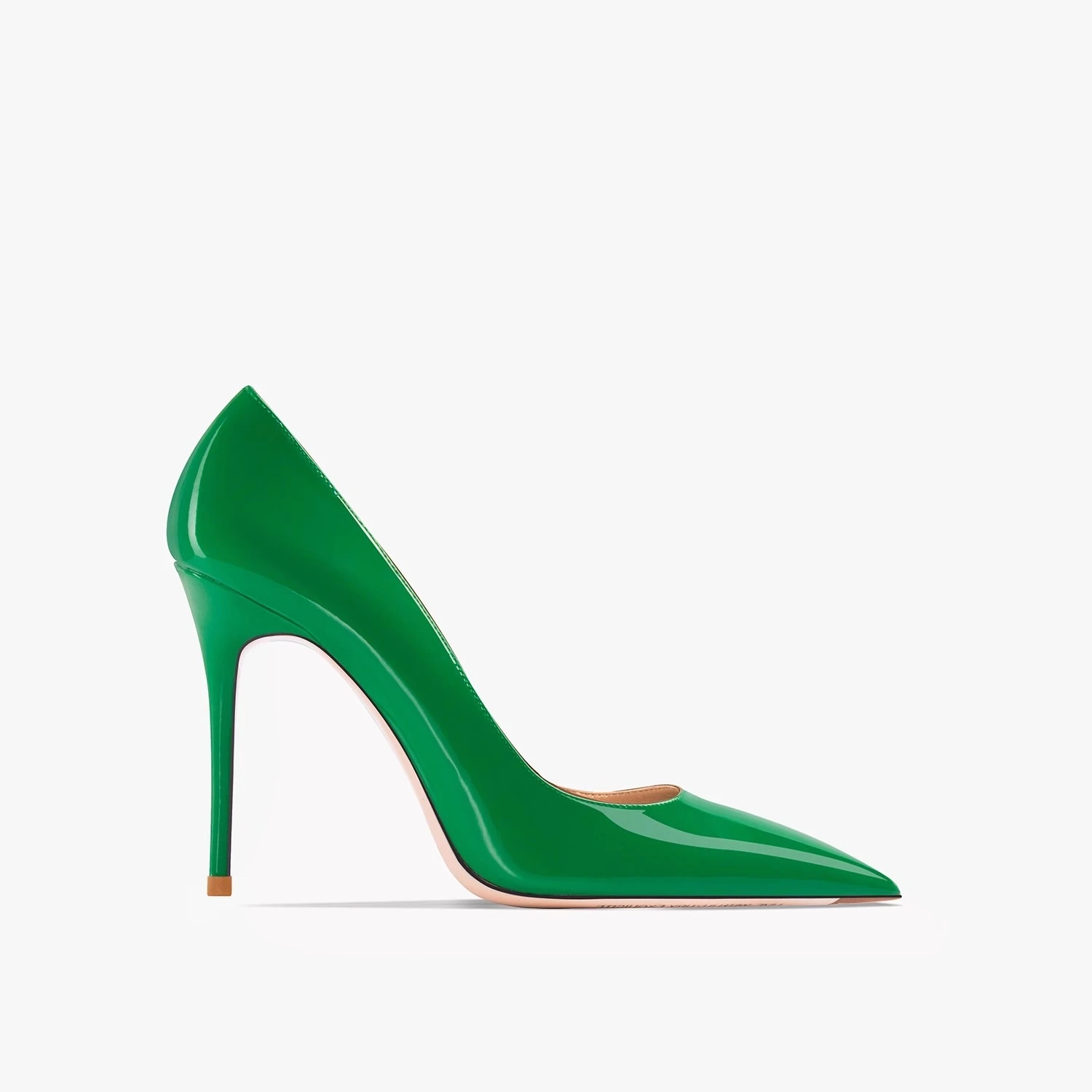 

Новые весенние туфли на шпильке с острым носком, светло-зеленые туфли из лакированной кожи, банкетные женские туфли большого размера на низком каблуке небольшого размера