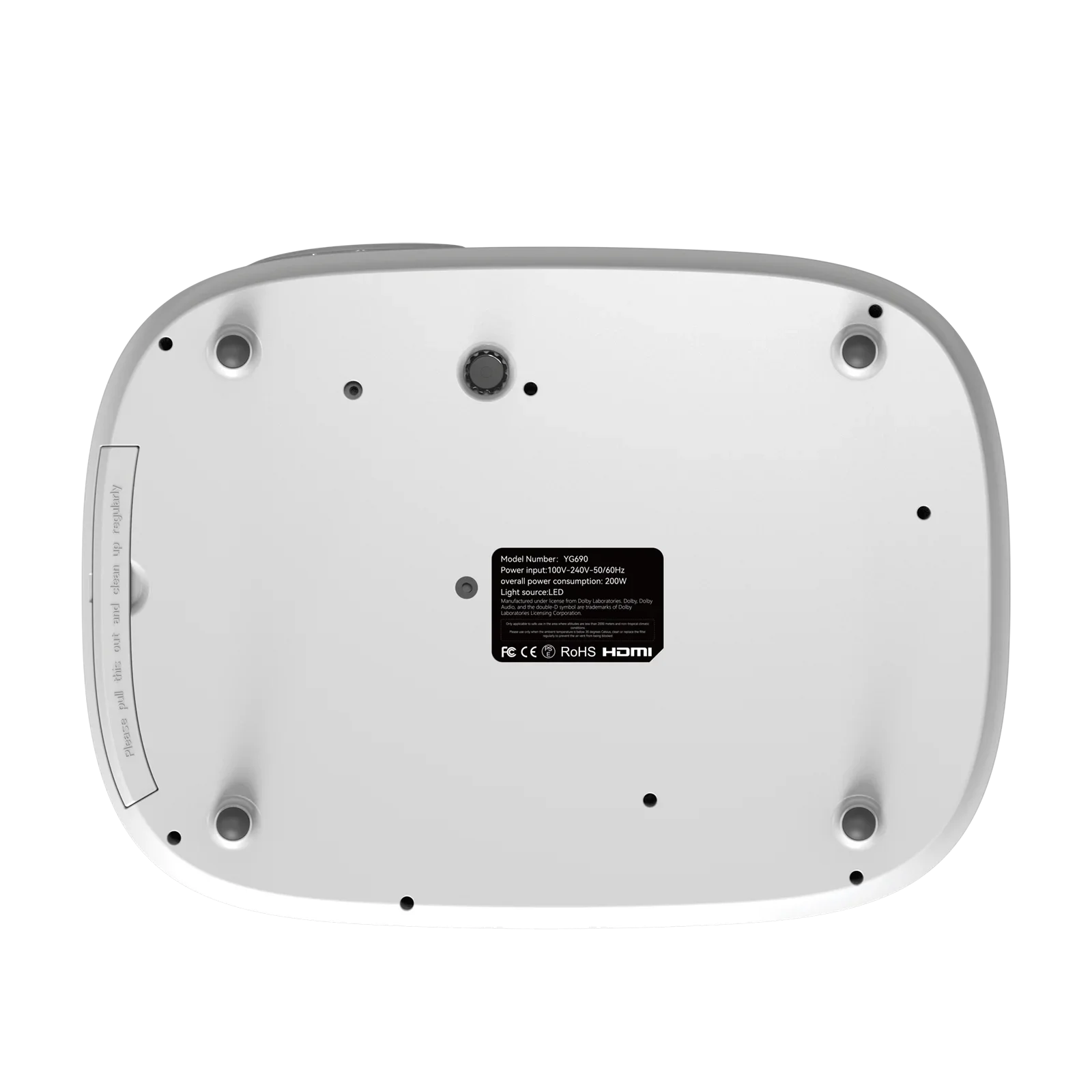 جهاز عرض أفلام محمول 700ANSI تفاعلي 4k Android Bi LED قصير المدى على Linux Movin OS 4K Smart Wifi