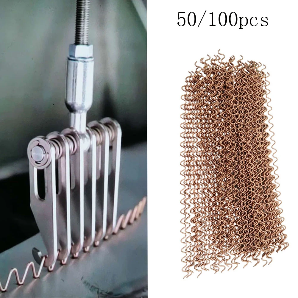 50/100pcs Car Wiggle Wires 320-335mm Spot Welding Electrodes Wave Wires Car Spotter Dent Puller Paint Dent Repair Tool view 6