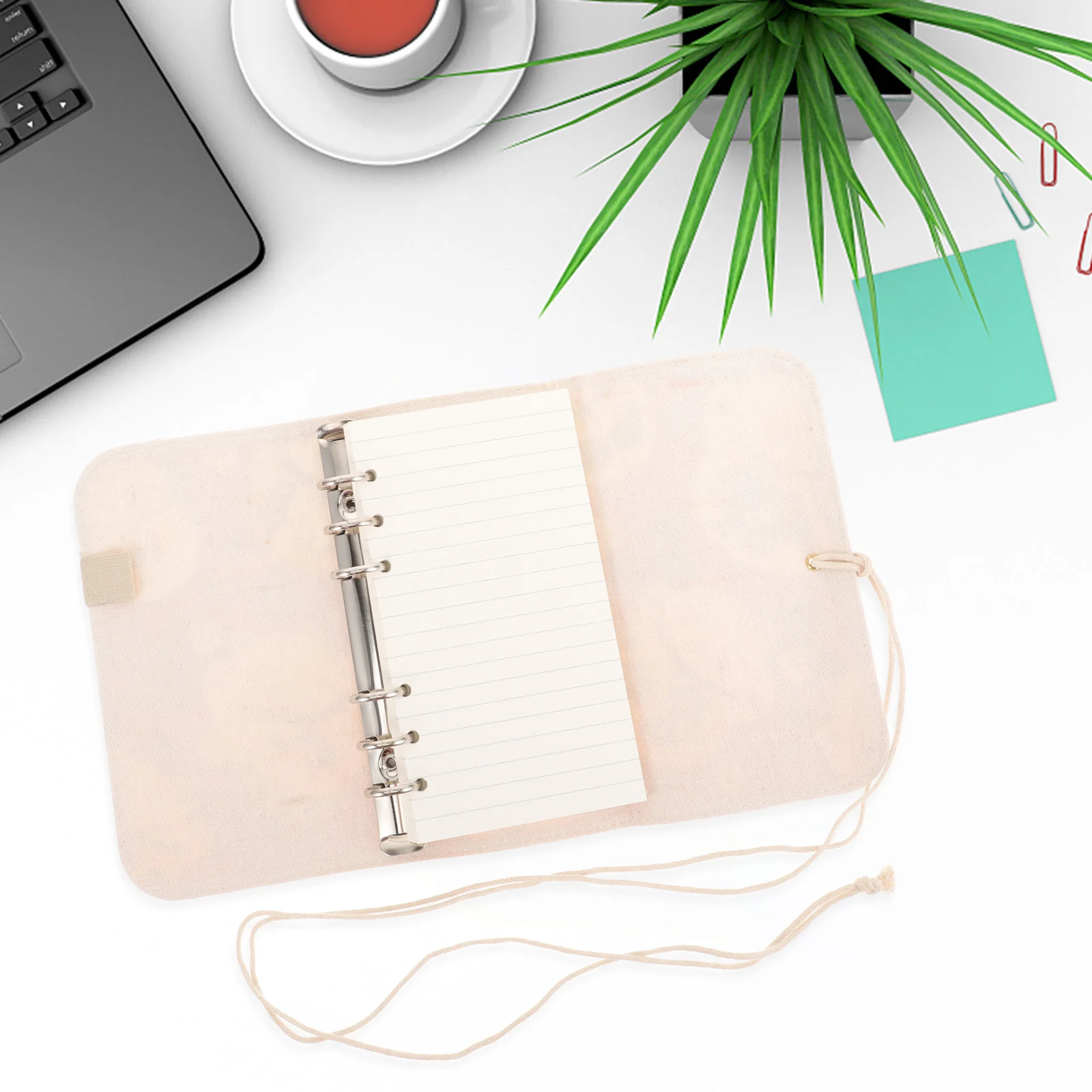 دفتر ملاحظات A6 بتصميم كرتوني لطيف، مخطط توفير المال، منظم مالي محمول ذو أوراق فضفاضة للليابانيين