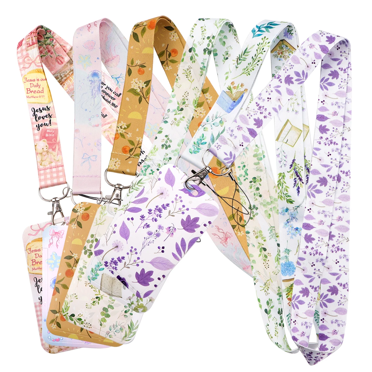 Schlichte Schlüsselbänder für Schlüssel, Pflanzen, Umhängeband, Ausweis, Handygurte, Ausweishalter, DIY, Hängeseil, Schlüsselanhänger, Zubehör, Geschenke