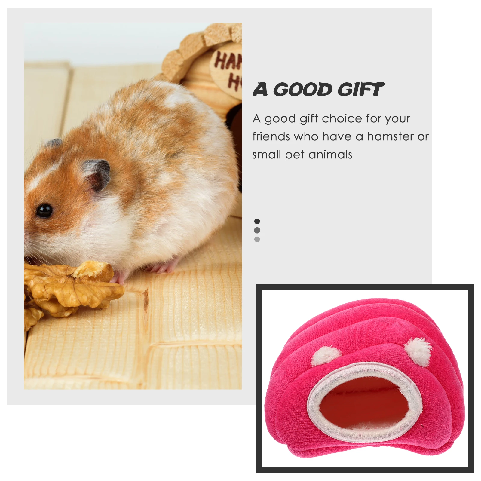 

Pet Cotton Nest House Hamster Hideaway Bed Chinchilla for Hideout High Elastic Sponge Accessory Hides