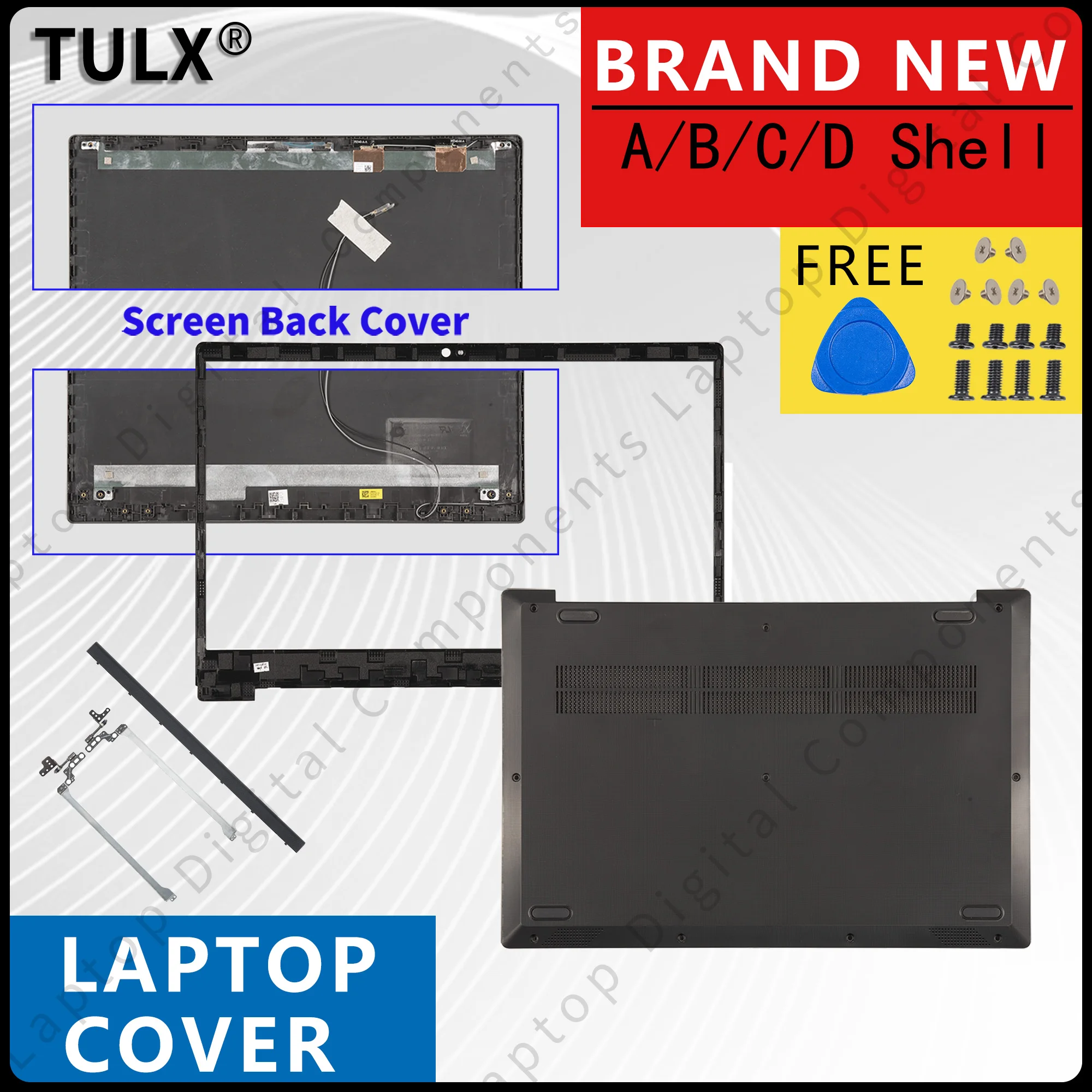 

Housing Case For Ideapad S145-15 S145-15IWL S145-15IIL 340C-15 LCD Back Cover Bezel Palmrest Bottom Hinge Black