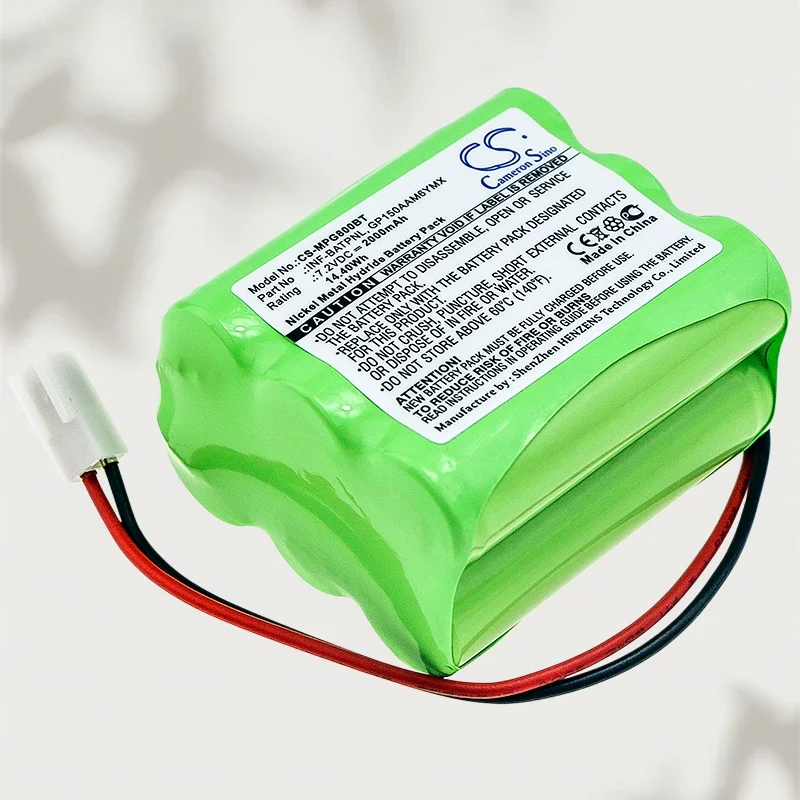 

Аккумулятор для системы сигнализации 7.2V 2000mAh INF-BATPNL PG800 для панели управления Marmitek ProGuard, для панели управления ESP Infinite Prime.