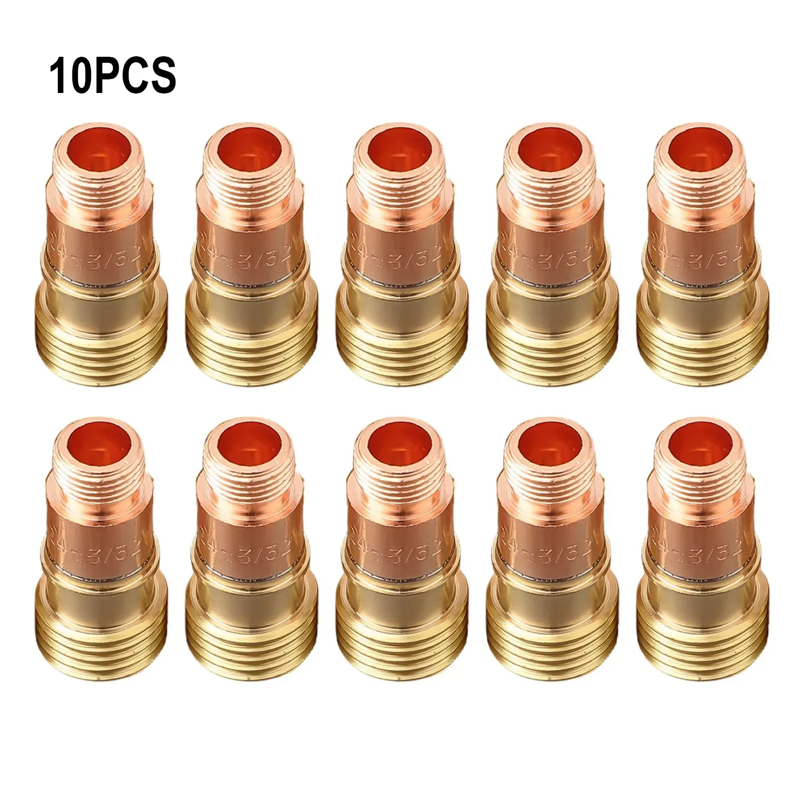 20pcs TIG Collet Kit with For Stubby Gas Lens 17GL332 10N24S 3/32 Perfect for Professional Welding Applications