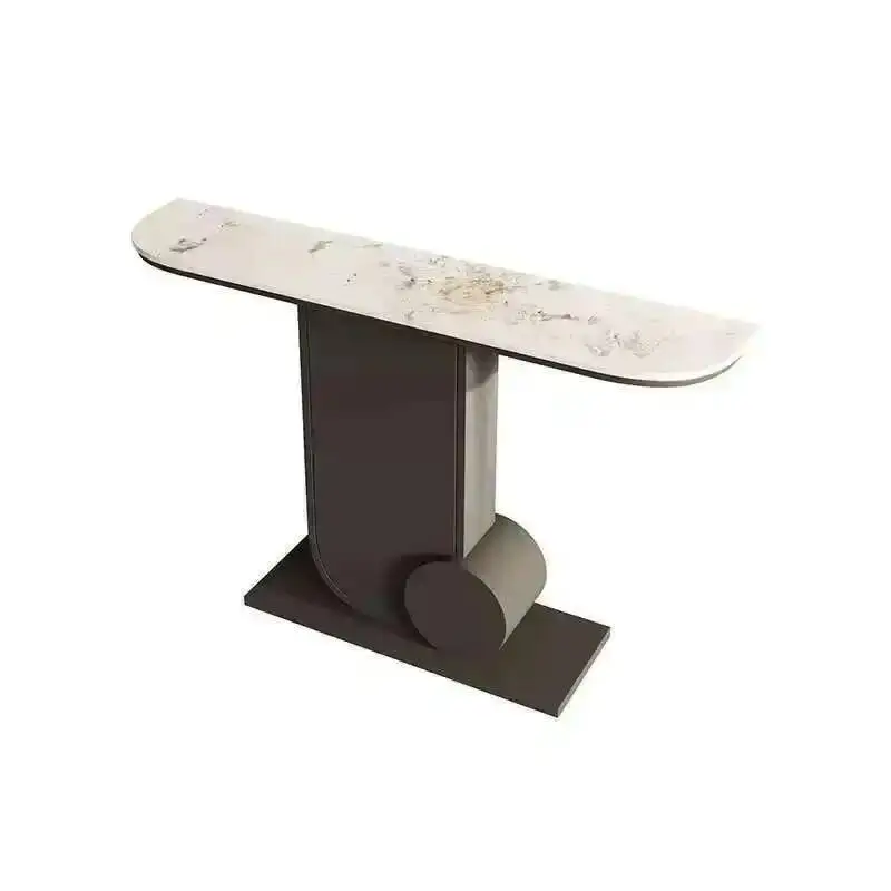 تصميم المدخل الكلاسيكي الفاخر الشمال خمر طاولة غرفة المعيشة الجدول العمودي Tisch ضيق Wohnzimer مدخل أثاث المنزل #6