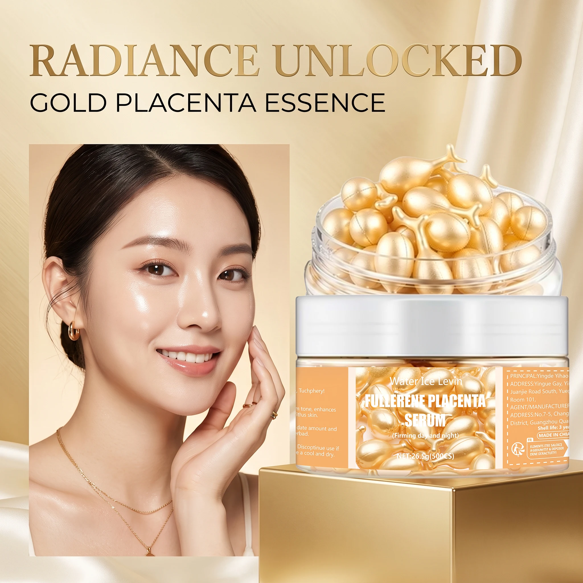 Placenta Extract Serum - Essence faciale à l'extrait de placenta
