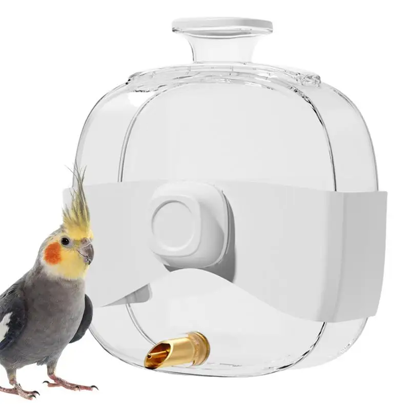 450ml Bird Feeder Large Capacity Parrot Water Dispenser Automatic parakeet Feeder hanging Bird Waterer Bird Cage Accessories