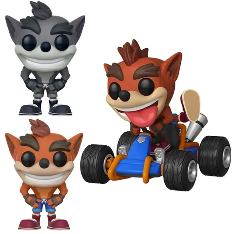 FUNKO POP Games Crash Bandicoot #273 Crash Bandicoot Chase Grey Exclusive Action Figrue Model POP Toys Gifts