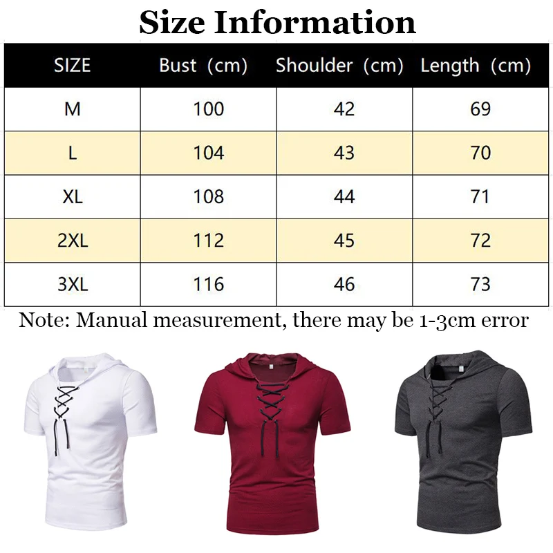 Men\'s Sports Drawstring Short Sleeves Casual T-shirt Summer Loose Breathable Mesh Hooded T-Shirt Outdoor Running Solid Color Top