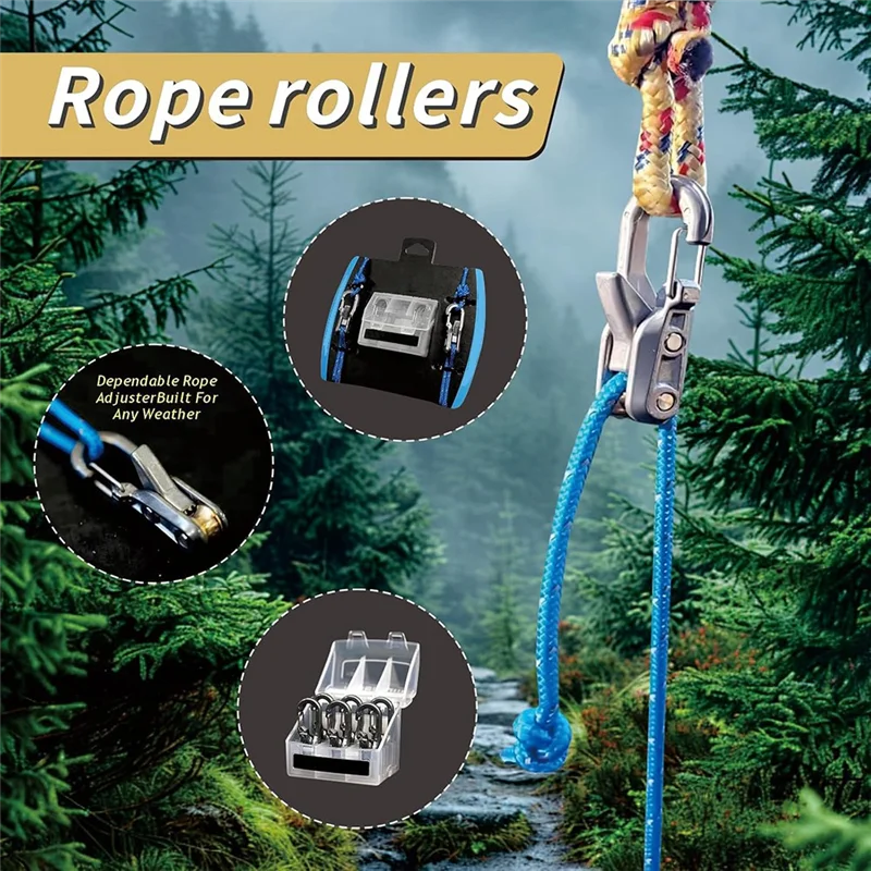 SHGO-Outdoor Spanner mit Seilrolle Paracord Cinching Tool für Camping, Wandern und Bootfahren Outdoor Tool Line Puller