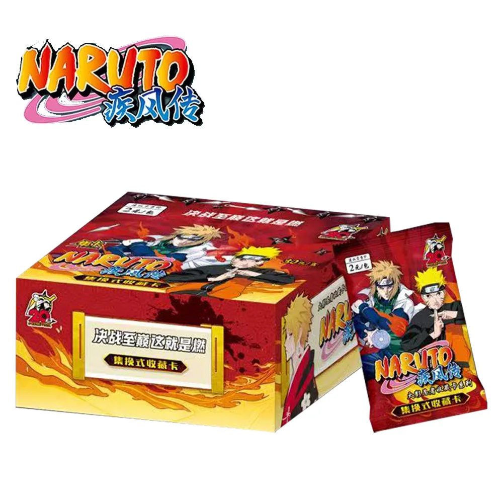 Naruto Cards Anime Figures Hero Paper Game Complete Collection Series Collection Card Cards Booster Box Toy Gifts