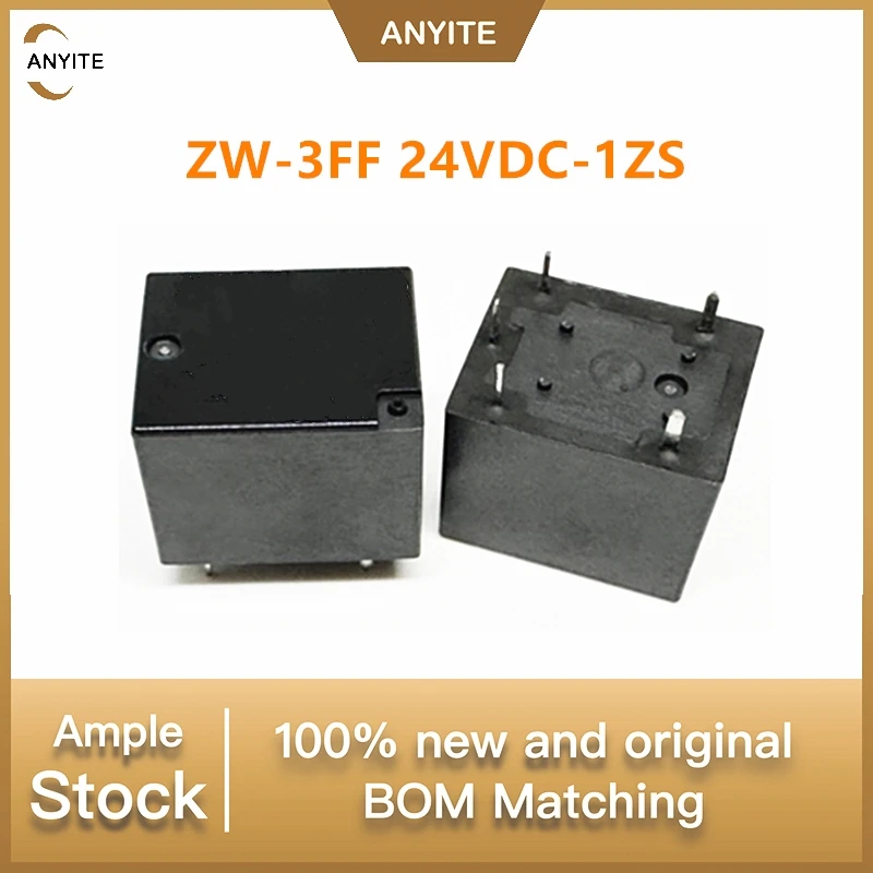 10Pcs/Lot  ZW-3FF 24VDC-1ZS DC24V 24V 5PIN