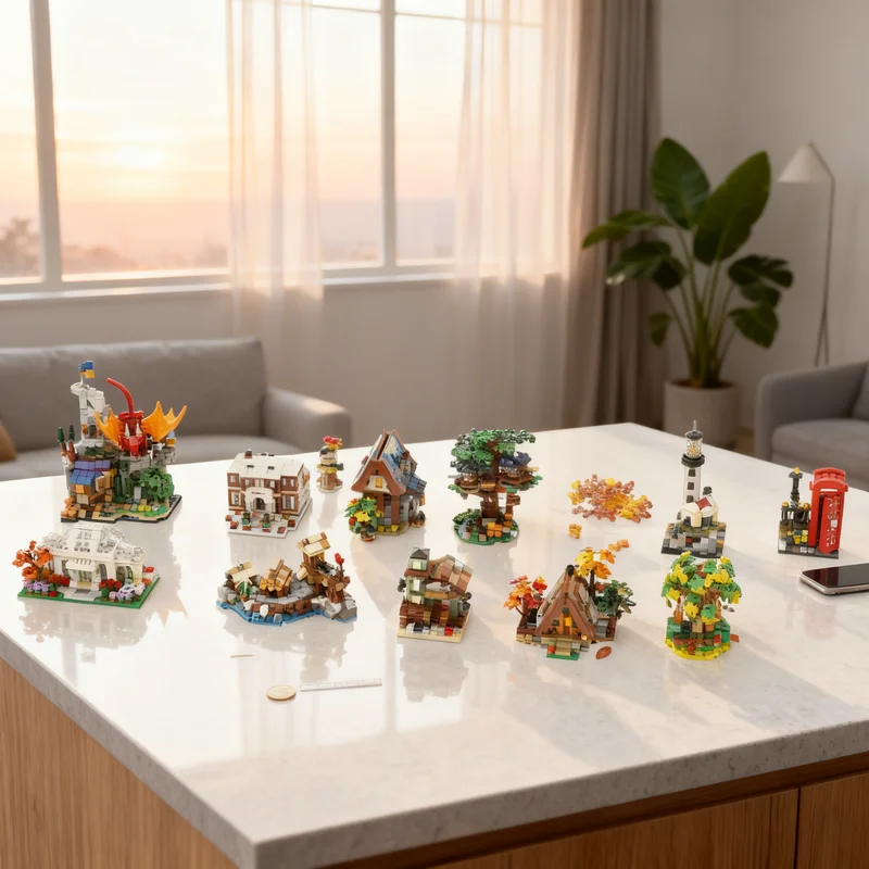 

4003pcs MOC Mini Ideas Collection Updated For CUUSOO Model Building Blocks DIY Gift Creative Collectible Display Decor Premium