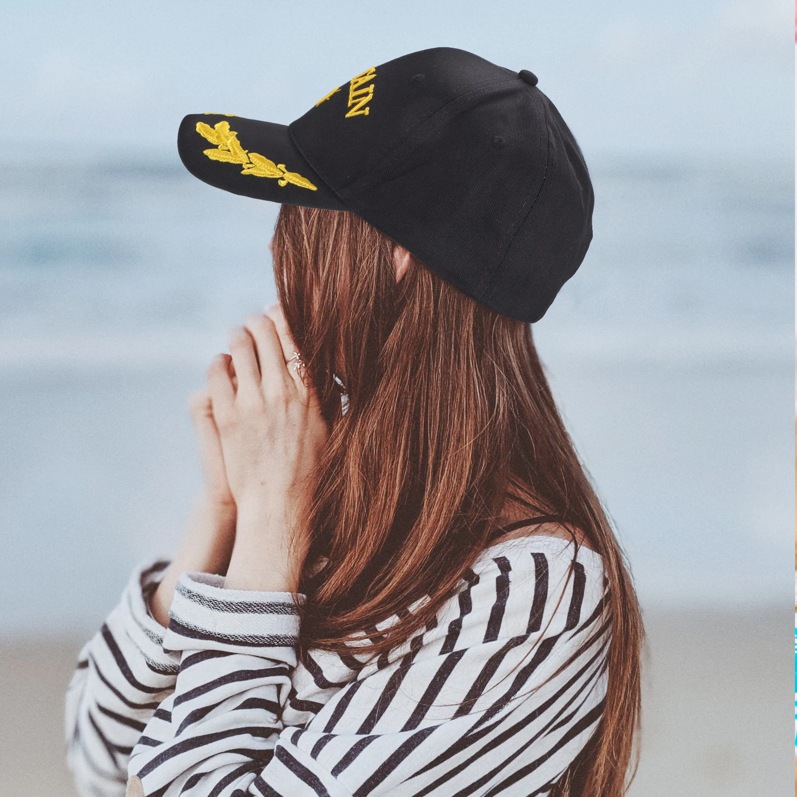 

Sunhat Baseball Hats for Men Captain Captains Women Cotton Washable Hiking Mesh Caps Man