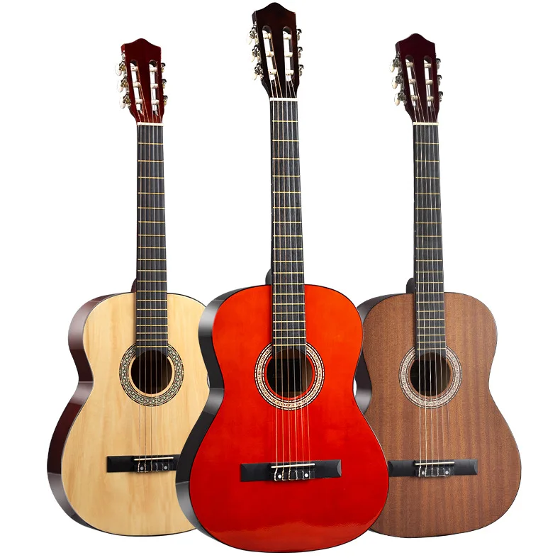 

Manufacturer wholesale adult guitar instruments 38 inch basswood classical original sound guitar
