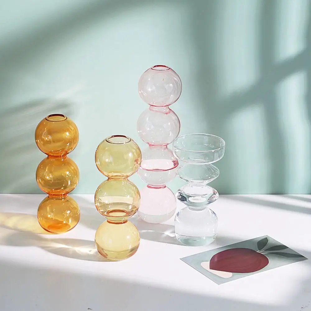 Gifts Crystal Ball Weddings Parties Flower Pot Living Room Flower Decoration Home Decoration Table Decor Flower Vase Glass Vase