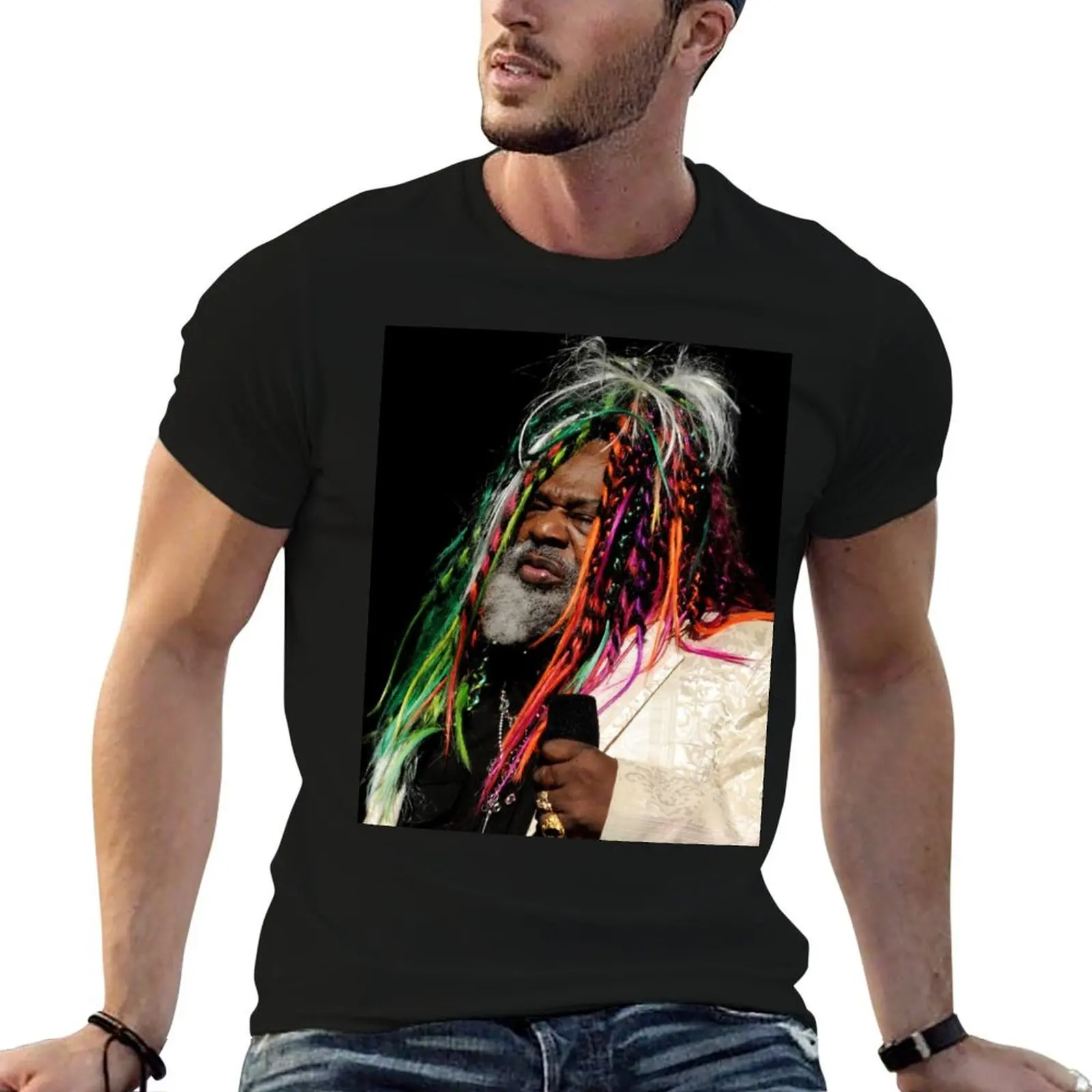 george toon clinton T-Shirt topping aesthetic clothes fruit of the loom mens t shirts